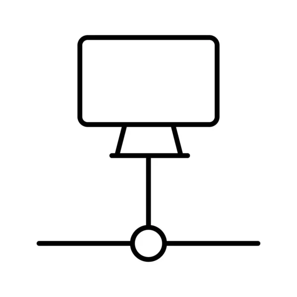 Nätverksdelning Ikon Vektor Illustration — Stock vektor