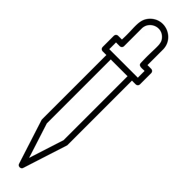 Medizinisches Werkzeug Flaches Symbol Isoliert Auf Weißem Hintergrund Vektor Illustration — Stockvektor
