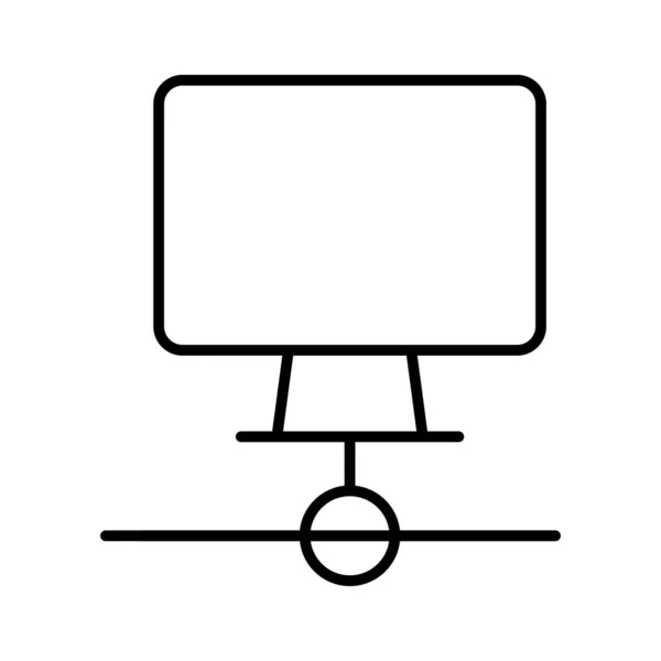 Illustration Vectorielle Icône Partage Réseau — Image vectorielle