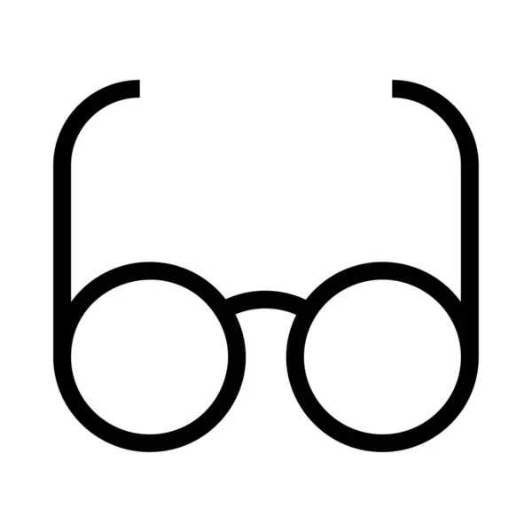 眼鏡フラット アイコン ベクトル イラスト — ストックベクタ