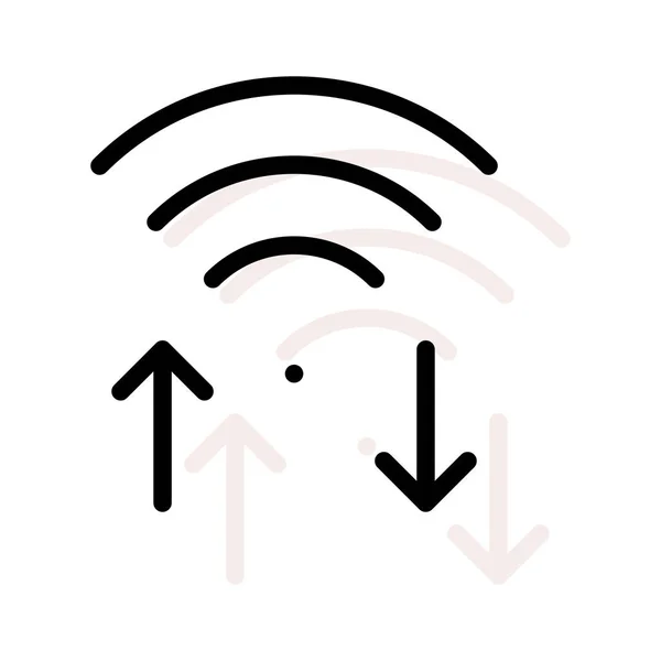 Netwerk Delen Pictogram Vector Illustratie — Stockvector