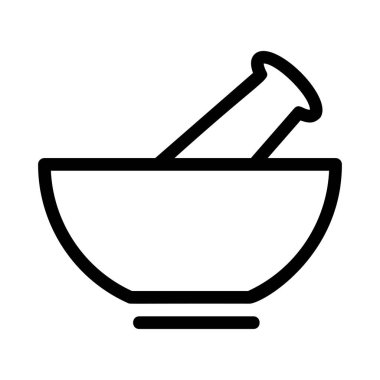 Tıbbi alet düz simgesi beyaz arka plan, vektör, illüstrasyon izole