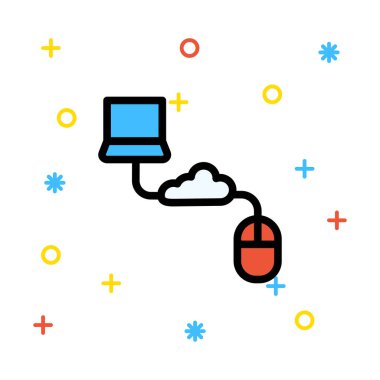 ağ paylaşım simgesi çizimi 