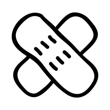 yamalar düz simgesi, vektör, illüstrasyon