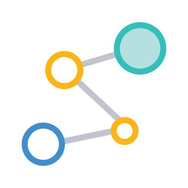 ağ paylaşım simgesi çizimi 