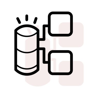 ağ paylaşım simgesi çizimi 