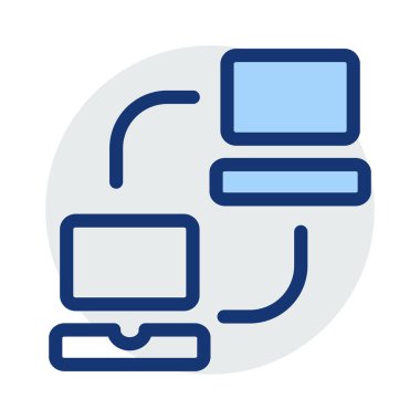 ağ paylaşım simgesi çizimi 