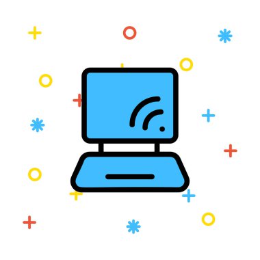 ağ paylaşım simgesi çizimi 