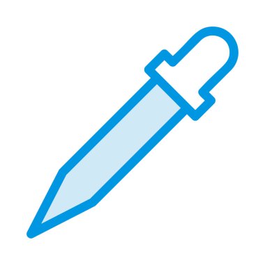 Tıbbi alet düz simgesi beyaz arka plan, vektör, illüstrasyon izole