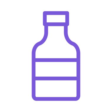 Tıbbi alet düz simgesi beyaz arka plan, vektör, illüstrasyon izole