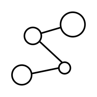 ağ paylaşım simgesi çizimi 