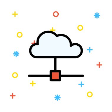 ağ paylaşım simgesi çizimi 