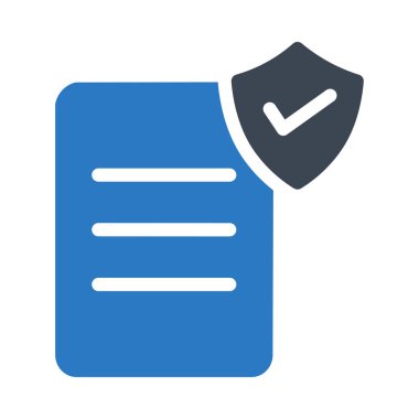 Tıbbi dosya düz simgesi beyaz arka plan, vektör, illüstrasyon izole