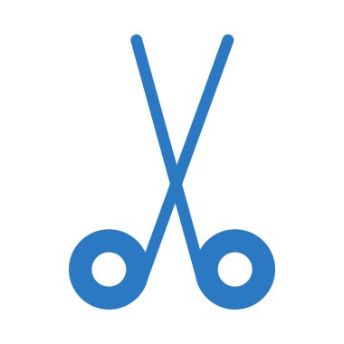 Tıbbi alet düz simgesi beyaz arka plan, vektör, illüstrasyon izole