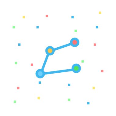 ağ paylaşım simgesi çizimi 