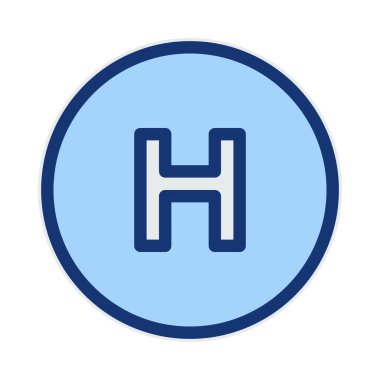 Beyaz arka plan, vektör, illüstrasyon izole tıp düz simgesi