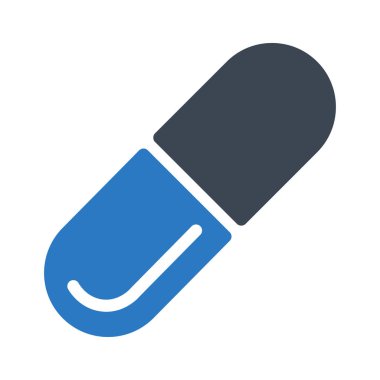 hap düz simgesi, vektör, illüstrasyon