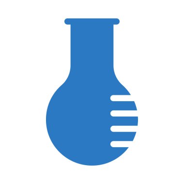 Tıbbi alet düz simgesi beyaz arka plan, vektör, illüstrasyon izole