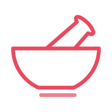 Tıbbi alet düz simgesi beyaz arka plan, vektör, illüstrasyon izole