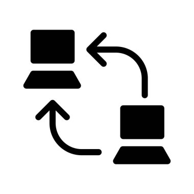ağ paylaşım simgesi çizimi 