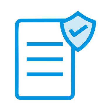 Tıbbi dosya düz simgesi beyaz arka plan, vektör, illüstrasyon izole