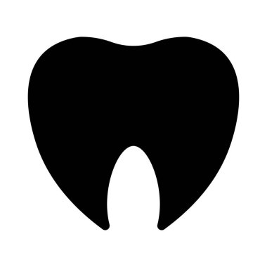 diş simgesi vektör illüstrasyonu 