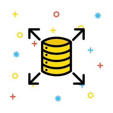 ağ paylaşım simgesi çizimi 