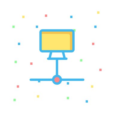 ağ paylaşım simgesi çizimi 