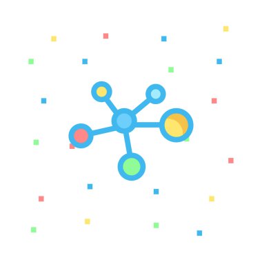 ağ paylaşım simgesi çizimi 