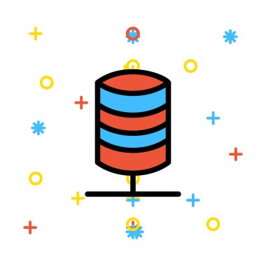 ağ paylaşım simgesi çizimi 