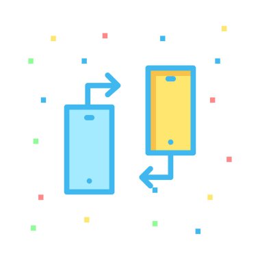 ağ paylaşım simgesi çizimi 