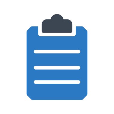 Tıbbi dosya düz simgesi beyaz arka plan, vektör, illüstrasyon izole