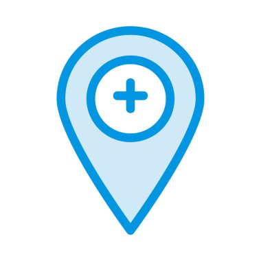 navigasyon harita işaretçi düz beyaz arka plan, vektör, illüstrasyon izole simgesi ekleme 