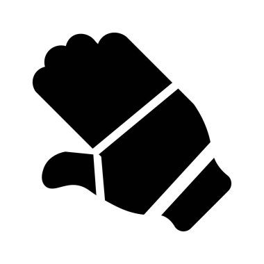 Beyaz arkaplanda insan eli izole edilmiş