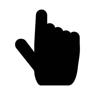 Beyaz arkaplanda insan eli izole edilmiş