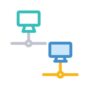 ağ paylaşım simgesi çizimi 