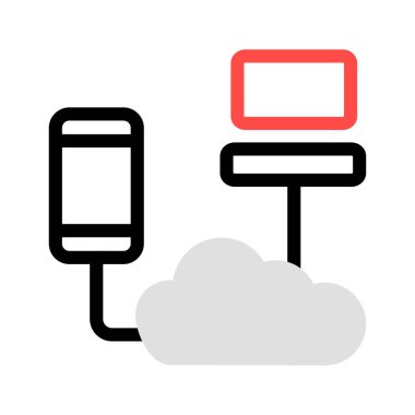 ağ paylaşım simgesi çizimi 