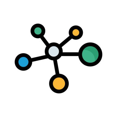 ağ paylaşım simgesi çizimi 