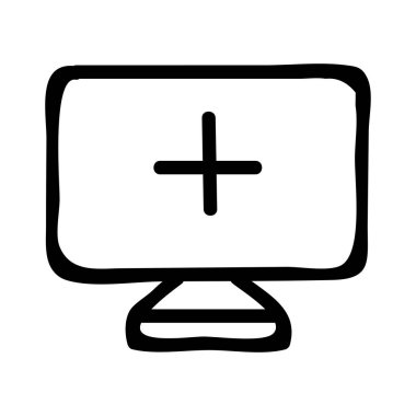 bilgisayar simgesi vektör illüstrasyonu 