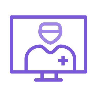 Doktor Simge vektör illüstrasyonu  