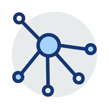 ağ paylaşım simgesi çizimi 