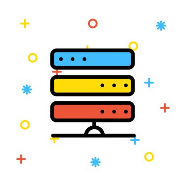 ağ paylaşım simgesi çizimi 