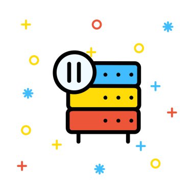 ağ paylaşım simgesi çizimi 