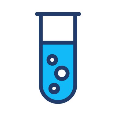 Tıbbi alet düz simgesi beyaz arka plan, vektör, illüstrasyon izole