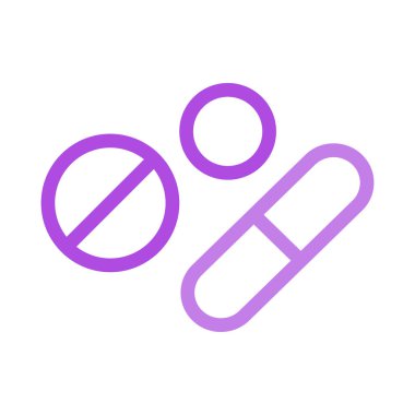 hapları düz simgesi beyaz arka plan, vektör, illüstrasyon izole