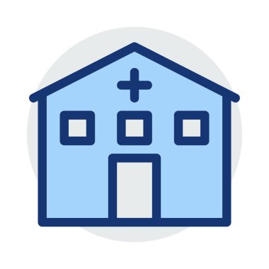 kilise simgesi vektör illüstrasyonu