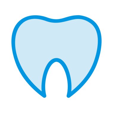 diş simgesi vektör illüstrasyonu 