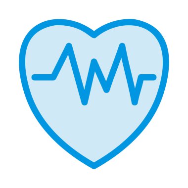 kalp kardiyogram simgesi. vektör çizim
