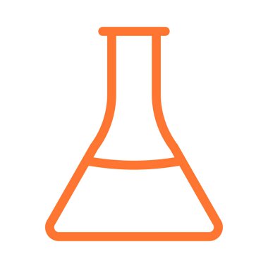 Tıbbi alet düz simgesi beyaz arka plan, vektör, illüstrasyon izole