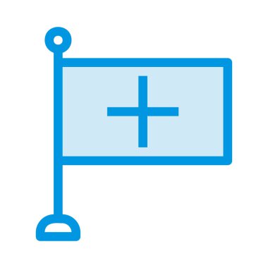 Tıbbi web simgesi, vektör, illüstrasyon